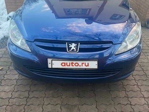 2004 Peugeot 307 I, синий, 785000 рублей - вид 1