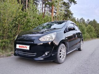 2012 Mitsubishi Mirage VI, чёрный, 599000 рублей, вид 1