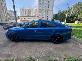 2012 Skoda Octavia RS II Рестайлинг, синий, 1130000 рублей, вид 4