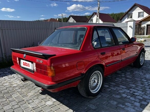 1984 BMW 3 серии 316 II (E30), красный, 500000 рублей - вид 6
