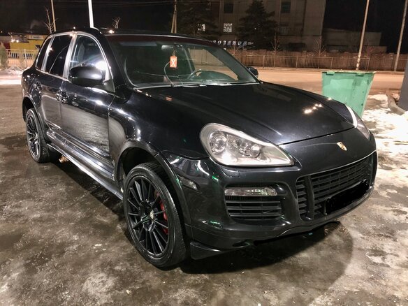 2007 Porsche Cayenne Turbo I Рестайлинг (957), чёрный, 1500000 рублей - вид 32