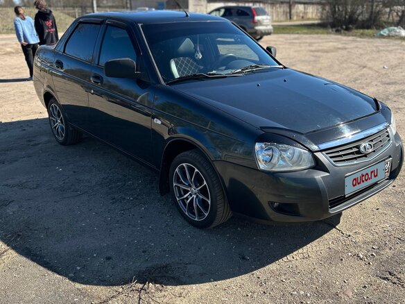 2013 Lada (ВАЗ) Priora I Рестайлинг, зелёный, 400000 рублей - вид 11