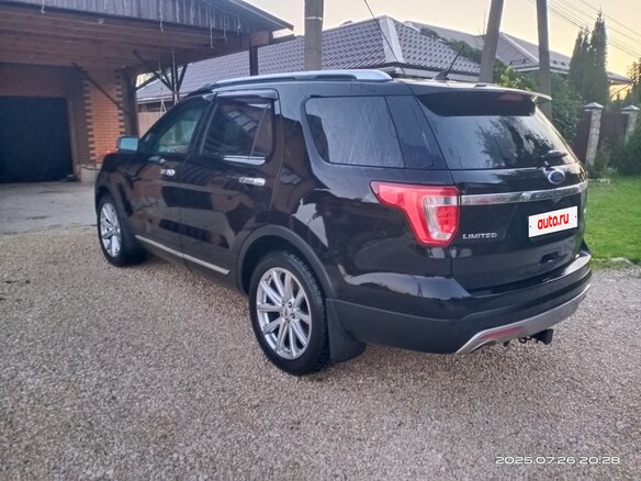 2017 Ford Explorer V Рестайлинг, чёрный, 2646999 рублей - вид 1