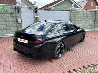 2014 BMW 5 серии 520i VI (F10/F11/F07) Рестайлинг, чёрный, 1350000 рублей, вид 3