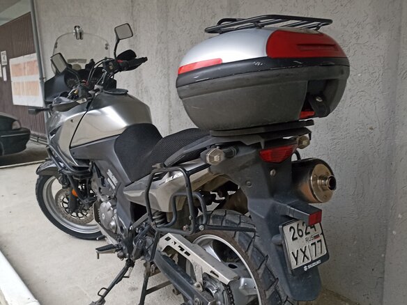 2009 Suzuki V-Strom DL 650, серый, 495000 рублей - вид 5