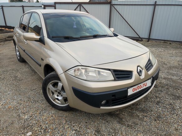 2006 Renault Megane II, бежевый, 400000 рублей