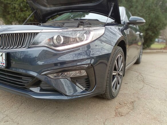 2019 Kia Optima IV Рестайлинг, синий, 2350000 рублей - вид 26