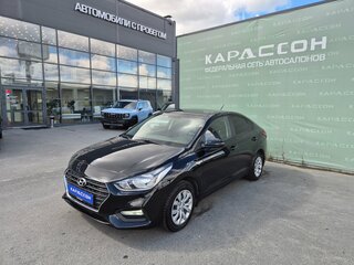 2018 Hyundai Solaris II, чёрный, 1349000 рублей, вид 1