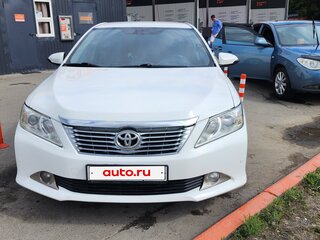 2014 Toyota Camry VII (XV50), белый, 1350000 рублей, вид 1