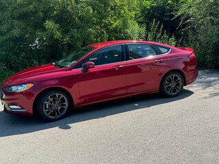 2018 Ford Fusion (North America) II Рестайлинг, красный, 1300000 рублей, вид 3