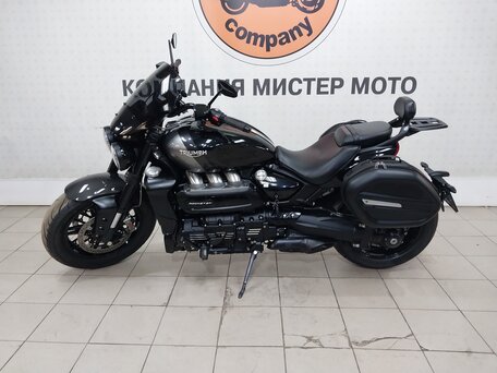 2021 Triumph Rocket III, чёрный, 1899000 рублей, вид 2