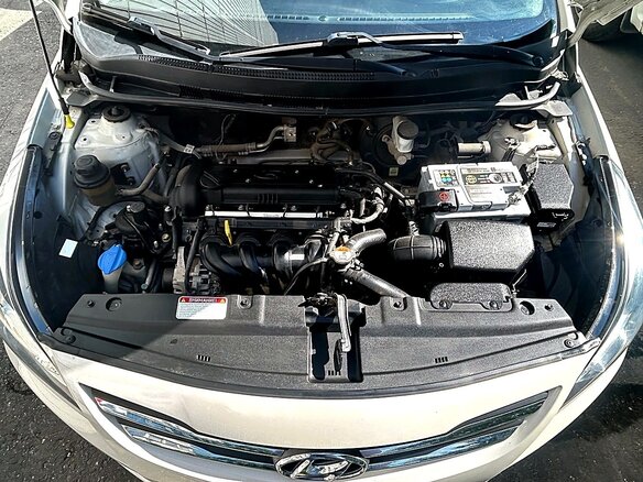 2014 Hyundai Solaris I Рестайлинг, бежевый, 859000 рублей - вид 19