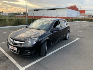 2008 Opel Astra H Рестайлинг, чёрный, 690000 рублей, вид 1