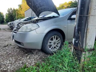 2001 Nissan Primera III (P12), серебристый, 460000 рублей, вид 2