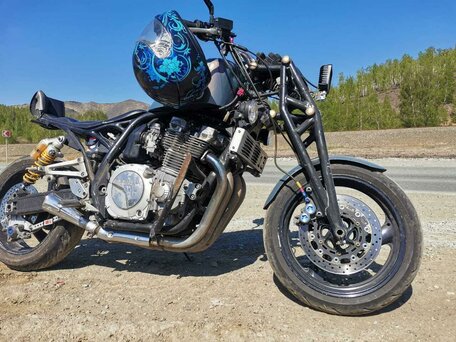 2001 Yamaha XJR1300, серебристый, 300000 рублей, вид 1