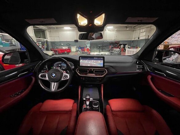 2022 BMW X3 M Competition I (F97) Рестайлинг, серебристый, 13796921 рублей - вид 16