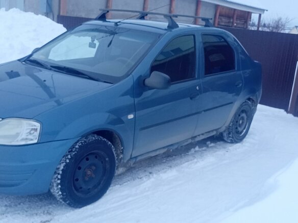 2011 Renault Logan I Рестайлинг, синий, 600000 рублей