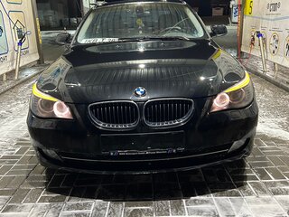 2007 BMW 5 серии 525d V (E60/E61) Рестайлинг, чёрный, 1300000 рублей, вид 1