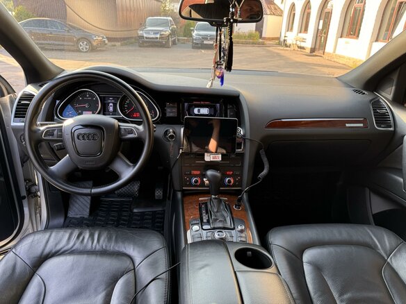 2009 Audi Q7 I (4L) Рестайлинг, серебристый, 1800000 рублей - вид 6