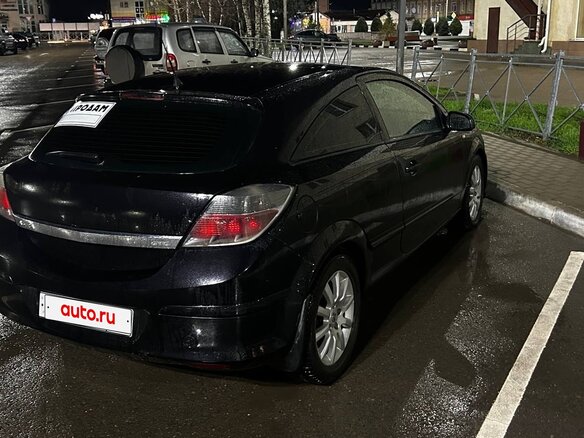 2007 Opel Astra GTC H Рестайлинг, чёрный, 350000 рублей - вид 2