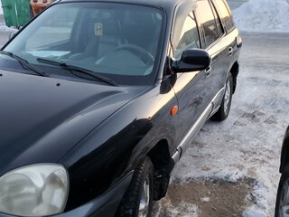 2002 Hyundai Santa Fe I, чёрный, 350000 рублей, вид 1