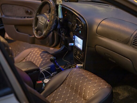 2009 Kia Spectra I Рестайлинг 2, бежевый, 420000 рублей - вид 8