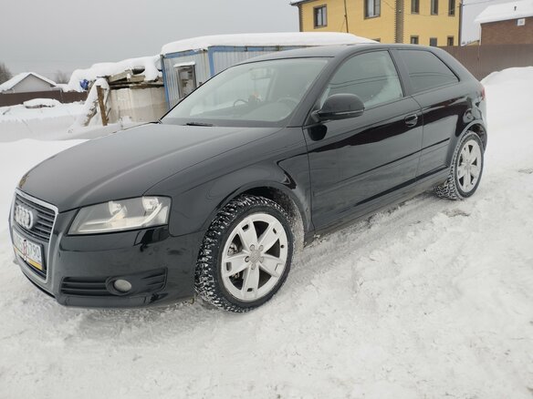 2009 Audi A3 II (8P) Рестайлинг 2, чёрный, 750000 рублей - вид 2
