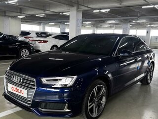 2019 Audi A4 V (B9), синий, 3750000 рублей, вид 1