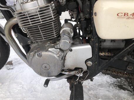 2004 Honda CB 400SS, белый, 270000 рублей, вид 1