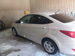 2014 Hyundai Solaris I Рестайлинг, бежевый, 1200000 рублей, вид 4