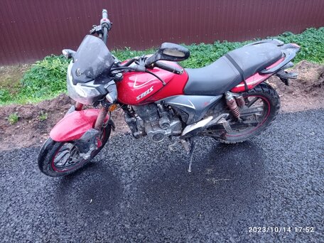 2014 Stels Flame 200, красный, 135000 рублей, вид 1