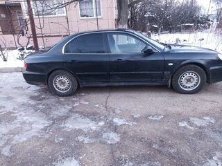 2006 Hyundai Sonata ТагАЗ IV (EF) Рестайлинг, чёрный, 550000 рублей, вид 2
