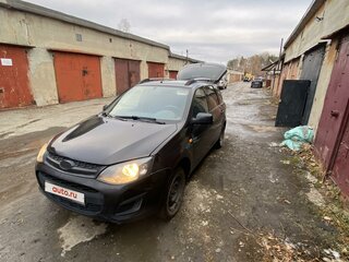 2013 Lada (ВАЗ) Kalina II, чёрный, 420000 рублей, вид 2