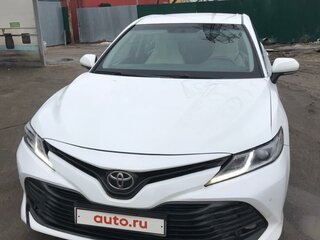 2019 Toyota Camry VIII (XV70), белый, 2150000 рублей, вид 2