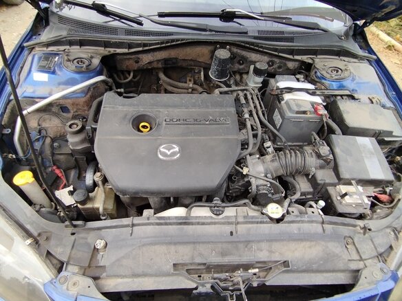2007 Mazda 6 I (GG) Рестайлинг, синий, 720000 рублей - вид 7