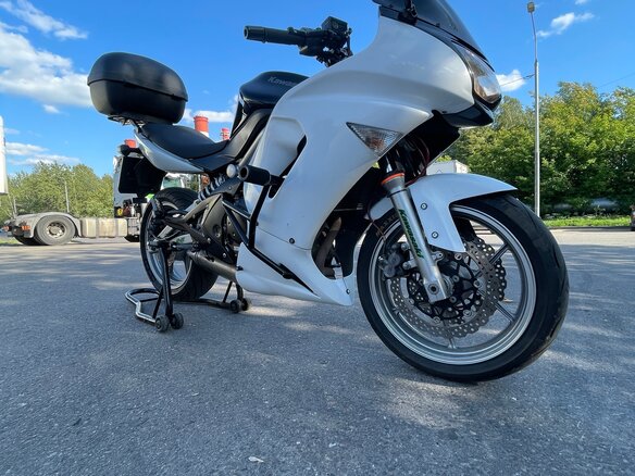 2008 Kawasaki ER-6F (Ninja 650R), чёрный, 420000 рублей - вид 2