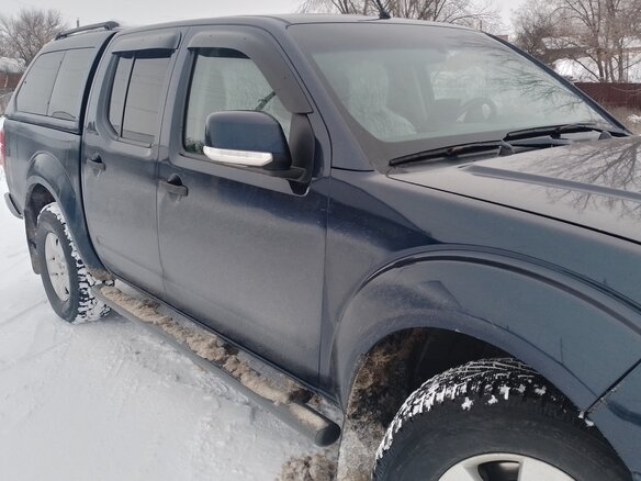 2007 Nissan Navara (Frontier) III (D40), синий, 999000 рублей - вид 4
