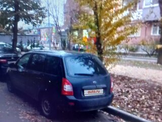 2012 Lada (ВАЗ) Kalina I, чёрный, 110000 рублей, вид 4