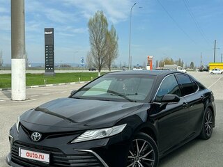2021 Toyota Camry VIII (XV70) Рестайлинг, чёрный, 3630000 рублей, вид 1