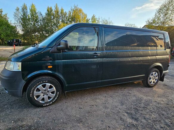 2005 Volkswagen Transporter Long T5, зелёный, 900000 рублей - вид 5