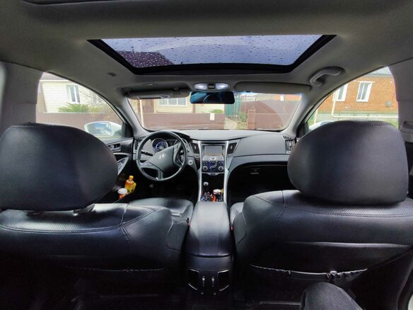 2010 Hyundai Sonata VI (YF), белый, 1180000 рублей - вид 8
