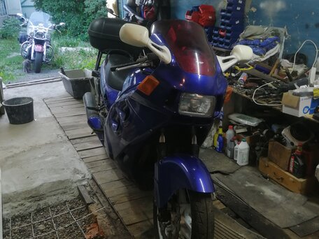 1990 Honda CBR 1000F, синий, 280000 рублей, вид 2