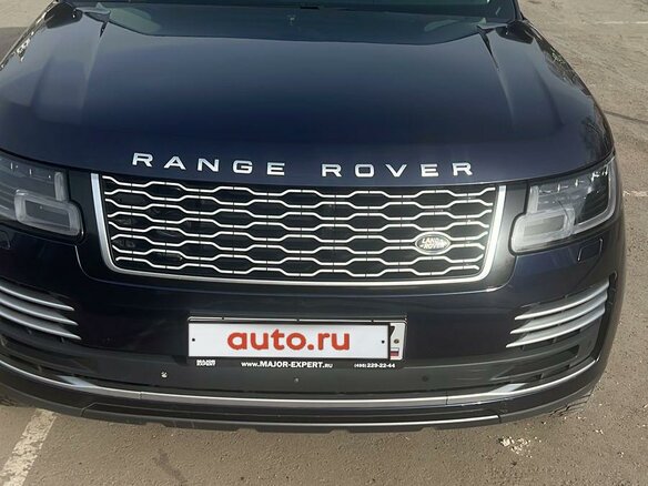 2019 Land Rover Range Rover IV Рестайлинг, синий, 9140000 рублей