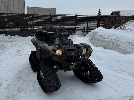 2013 Yamaha Grizzly 550, зелёный, 850000 рублей, вид 2