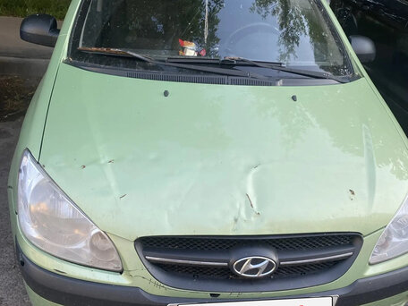 2009 Hyundai Getz I Рестайлинг, зелёный, 325000 рублей, вид 1