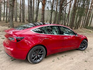 2020 Tesla Model 3 Long Range I, красный, 2550000 рублей, вид 3