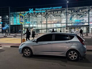 2012 Hyundai Solaris I, голубой, 730000 рублей, вид 4