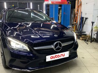 2018 Mercedes-Benz CLA 200 I (C117, X117) Рестайлинг, синий, 1800000 рублей, вид 3