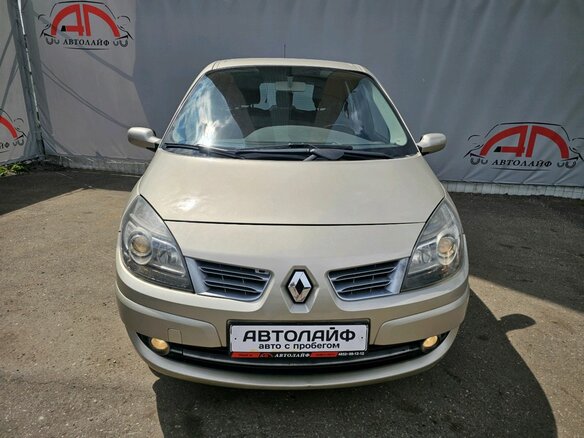 2009 Renault Scenic II Рестайлинг, бежевый - вид 4