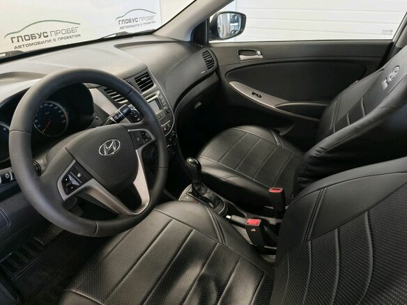 2014 Hyundai Solaris I Рестайлинг, белый - вид 8
